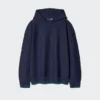 Unisex vaskbar 3D Knit-pullover-Hættetrøje