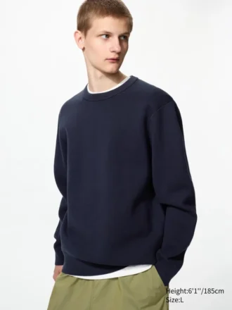 Unisex vaskbar Milano-ribstrikket sweatere
