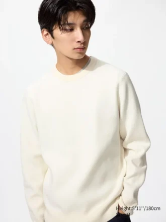 Unisex vaskbar Milano-ribstrikket sweatere