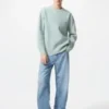 Unisex vaskbar Milano-ribstrikket sweatere