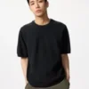 Unisex vaskbar Milano-ribstrikket T-shirt