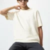 Unisex vaskbar Milano-ribstrikket T-shirt