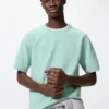 Unisex vaskbar Milano-ribstrikket T-shirt