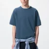 Unisex vaskbar Milano-ribstrikket T-shirt