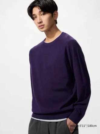 Unisex vaskbar sweater i bomuldsblanding