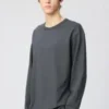 Unisex vasket bomuldst-shirt | Langærmede T-shirts