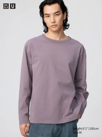 Unisex vasket bomuldst-shirt | Langærmede T-shirts