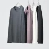 Unisex vasket bomuldst-shirt | Langærmede T-shirts