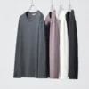 Unisex vasket bomuldst-shirt | Langærmede T-shirts