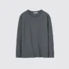 Unisex vasket bomuldst-shirt | Langærmede T-shirts