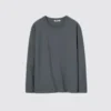 Unisex vasket bomuldst-shirt | Langærmede T-shirts