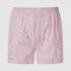 Vævede herrebadeshorts | Stribede