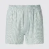 Vævede herrebadeshorts | Stribede