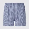 Vævede herrebadeshorts | Ternet