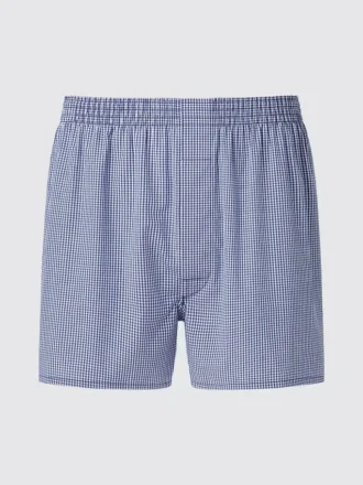 Vævede herrebadeshorts | Ternet
