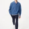 Vaskbar 3D Knit polo til mænd | Langærmede T-shirts