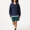 Vaskbar 3D Knit polo til mænd | Langærmede T-shirts
