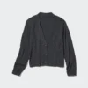 Vaskbar ribstrikket cardigan til kvinder