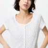 Waffle Full Open Mini T-shirt til kvinder | Mønster