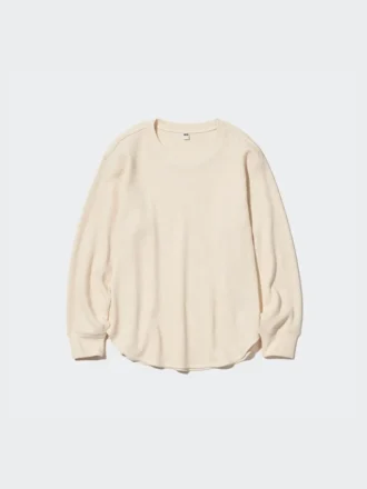 Waffle-T-shirt til kvinder | Langærmede T-shirts