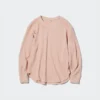 Waffle-T-shirt til kvinder | Langærmede T-shirts