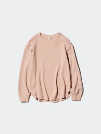 Waffle-T-shirt til kvinder | Langærmede T-shirts
