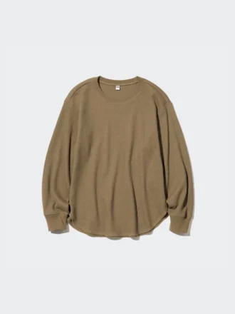 Waffle-T-shirt til kvinder | Langærmede T-shirts