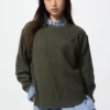 Waffle-T-shirt til kvinder | Langærmede T-shirts